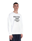 New Year Same Hustle 2026 Crewneck Sweatshirt — Motivational Graphic