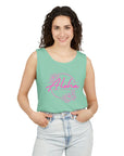 Aloha Floral Garment-Dyed Tank Top – Tropical Comfort & Style Tank Top