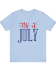 4TH OF JULY Women's Tee Baby Blue T-Shirt