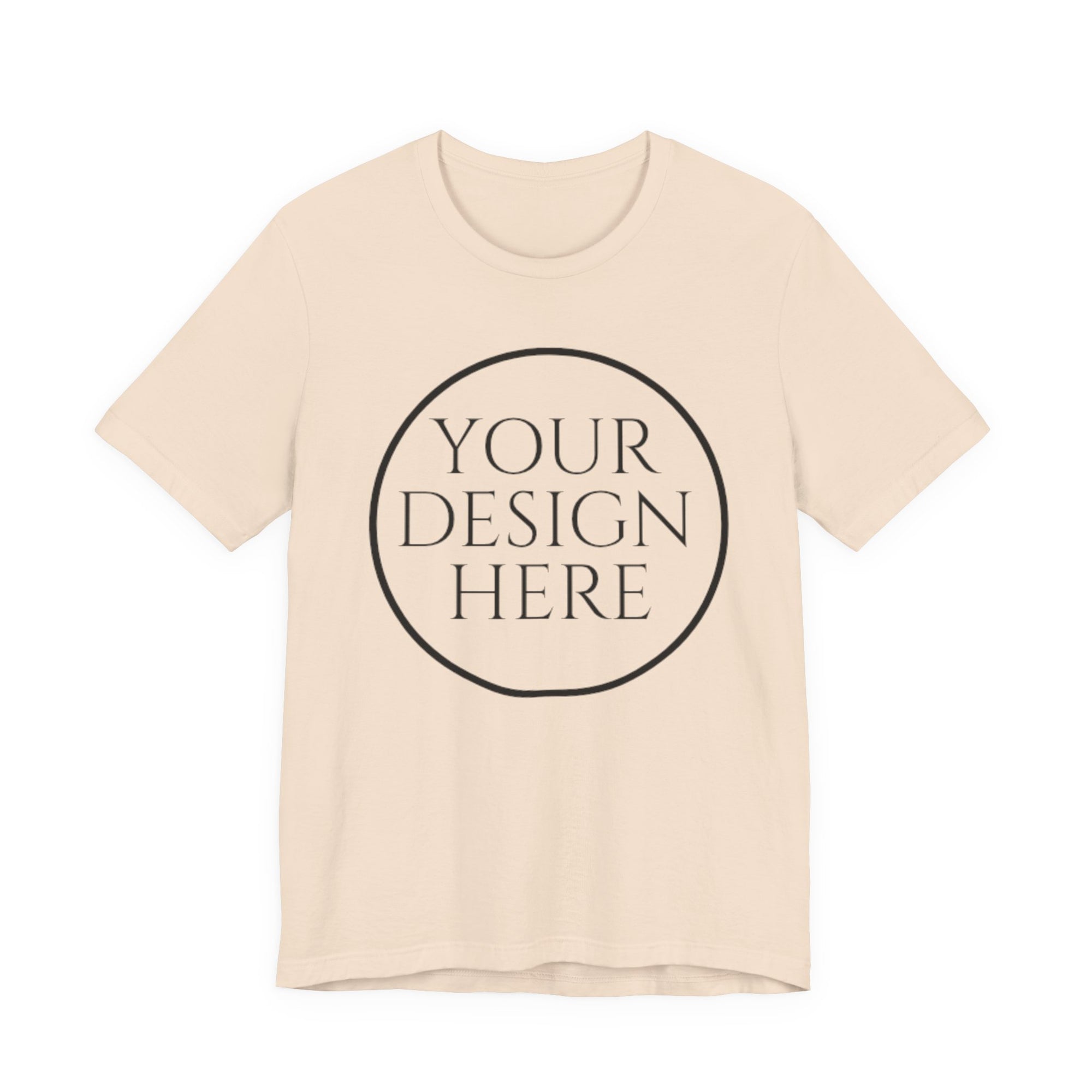Custom Bella + Canvas 3001 Jersey Tee – Personalized Modern Style & Comfort
