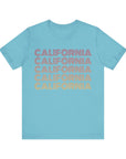 California - Women's Jersey Tee Turquoise T-Shirt