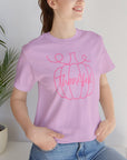 Pink Thankful - Women's Cancer Awareness Tee T-Shirt