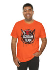 Scream Team Graphic Tee, Halloween Shirt, Unisex Casual Wear, Spooky Party Outfit, Horror Lovers Gift, Movie Night Apparel