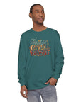 Thankful Grateful Blessed - Unisex Garment-dyed Long Sleeve T-Shirt Long-sleeve