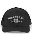 Baseball Mama Trucker Cap - Sporty Mama Snapback Black One size Hats