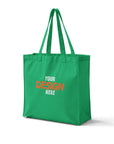 Personalize Your Canvas Grocery Tote