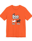 Boo Buddies T-Shirt, Unisex Jersey Short Sleeve Tee, Pet Lovers Gift, Halloween Outfit, Kiki Milo Design, Cute Cat Dog Apparel
