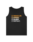 WAKE UP GRIND REPEAT Men's Tank Top Black Tank Top