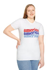 AMERICA AMERICA Women's Softstyle T-Shirt