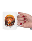 Cozy Campfire Ceramic Mug - Perfect Gift for Coffee Lovers & Nature Enthusiasts