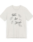 Fall for Jesus - Unisex Tee Heather Cement T-Shirt