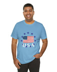 USA Womens Jersey Short Sleeve Tee Shirt T-Shirt