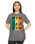 T-Shirt - GYM TYM, Hit the Gym and Meet Your Goals T-Shirt