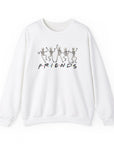 Hallo Friends - Unisex Crewneck Sweatshirt White Sweatshirt