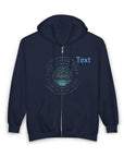 Custom Full-Zip Hoodie — Your Design