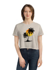 Relax - Women's Flowy Cropped Tee T-Shirt
