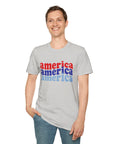 AMERICA AMERICA Women's Softstyle T-Shirt