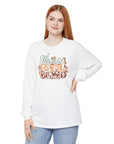 Thankful Grateful Blessed - Unisex Garment-dyed Long Sleeve T-Shirt Long-sleeve