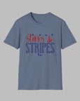 STARS & STRIPES Men's T-Shirt Heather Indigo T-Shirt