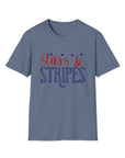 STARS & STRIPES Women's T-Shirt Heather Indigo T-Shirt