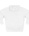 White hoodie on a white background