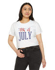 4th OF JULY Women's Festival Crop Top T-Shirt
