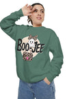 Boo-Jee Ghost Sweatshirt: Fun Halloween Unisex Graphic Sweatshirt for Cozy Fall Vibes