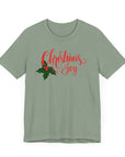 Christmas Joy Unisex Tee Shirt Sage T-Shirt