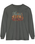 Thankful Grateful Blessed - Unisex Garment-dyed Long Sleeve T-Shirt Pepper Long-sleeve