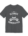 Powerlifter GYM Graphic Tee - Strength, Dedication, and Consistency Shirt Asphalt T-Shirt