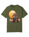Haunted House - Soft Washed Unisex Tee Shirt Hemp T-Shirt