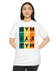 T-Shirt - GYM TYM, Hit the Gym and Meet Your Goals T-Shirt