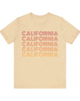 California - Men's Jersey Tee Soft Cream T-Shirt