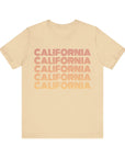 California - Women's Jersey Tee Soft Cream T-Shirt