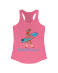 Coastal Cowgirl - Women's Racerback Tank Solid Hot Pink Tank Top