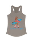 Coastal Cowgirl - Women's Racerback Tank Solid Warm Gray Tank Top