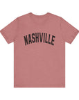 NASHVILLE Women's Tee Shirt Heather Mauve T-Shirt