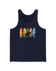 Surfboard Vibe Tank Top - Ride the Waves in Comfort Navy Tank Top