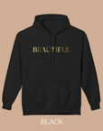 Women's Cozy "Beautiful" Fleece Hoodie - Soft, Warm, Casual Sweatshirt for Everyday Comfort