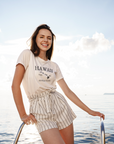 Retro Hawaii Garment-Dyed T-Shirt - Casual, Beach Vibes, Perfect for Travelers T-Shirt