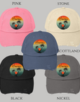 Hawaii Vintage Distressed Cap - Unisex Palm Tree Design Hats