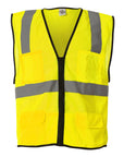 Custom High-Visibility Safety Vest — ANSI Class 2 | Kishigo 1191/1192 Lime Safety Gear