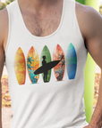 Surfboard Vibe Tank Top - Ride the Waves in Comfort Tank Top