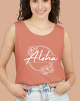 Aloha Floral Garment-Dyed Tank Top – Tropical Comfort & Style Tank Top
