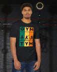 T-Shirt - GYM TYM, Hit the Gym and Meet Your Goals T-Shirt