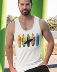 Surfboard Vibe Tank Top - Ride the Waves in Comfort Tank Top