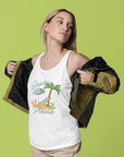 Beach Please Jersey Tank – Summer Vibes, Vacation Essential, Gift for Beach Lovers Tank Top