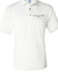 Gildan G880 50/50 Jersey Polo – Custom Printable | Sizes S–5XL WHITE Polo
