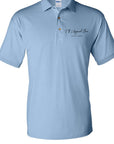 Gildan G880 50/50 Jersey Polo – Custom Printable | Sizes S–5XL LIGHT BLUE Polo