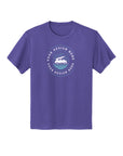Custom Core 365 CE10Y Youth Capital Performance T-Shirt Campus Purple Core 365 CE10Y Youth Capital Performance T-Shirt Performance Tee